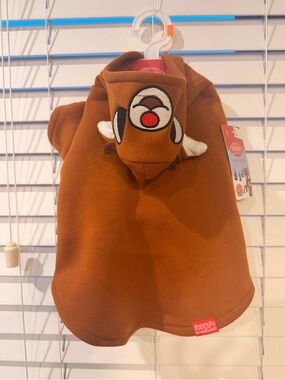 Brown Reindeer Hooded Dog Sweater - Cute Holiday Pet Hoodie